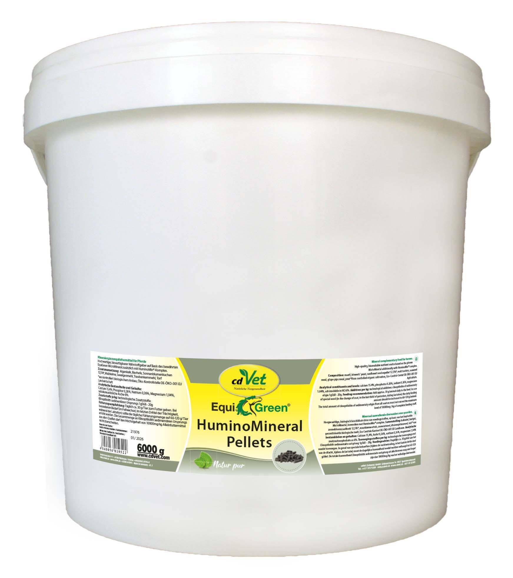 EquiGreen HuminoMineral Pellets 6 kg