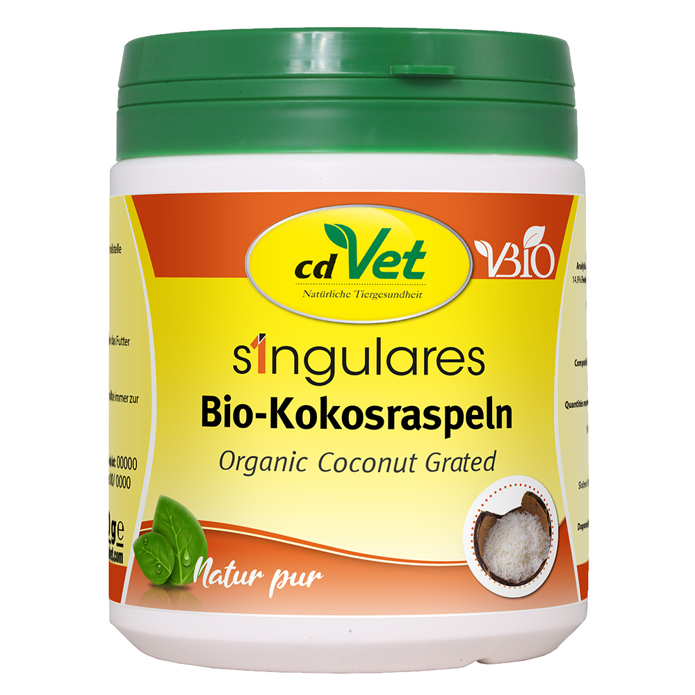 Singulares Bio-Kokosraspeln | für eine naturnahe Fütterung von T