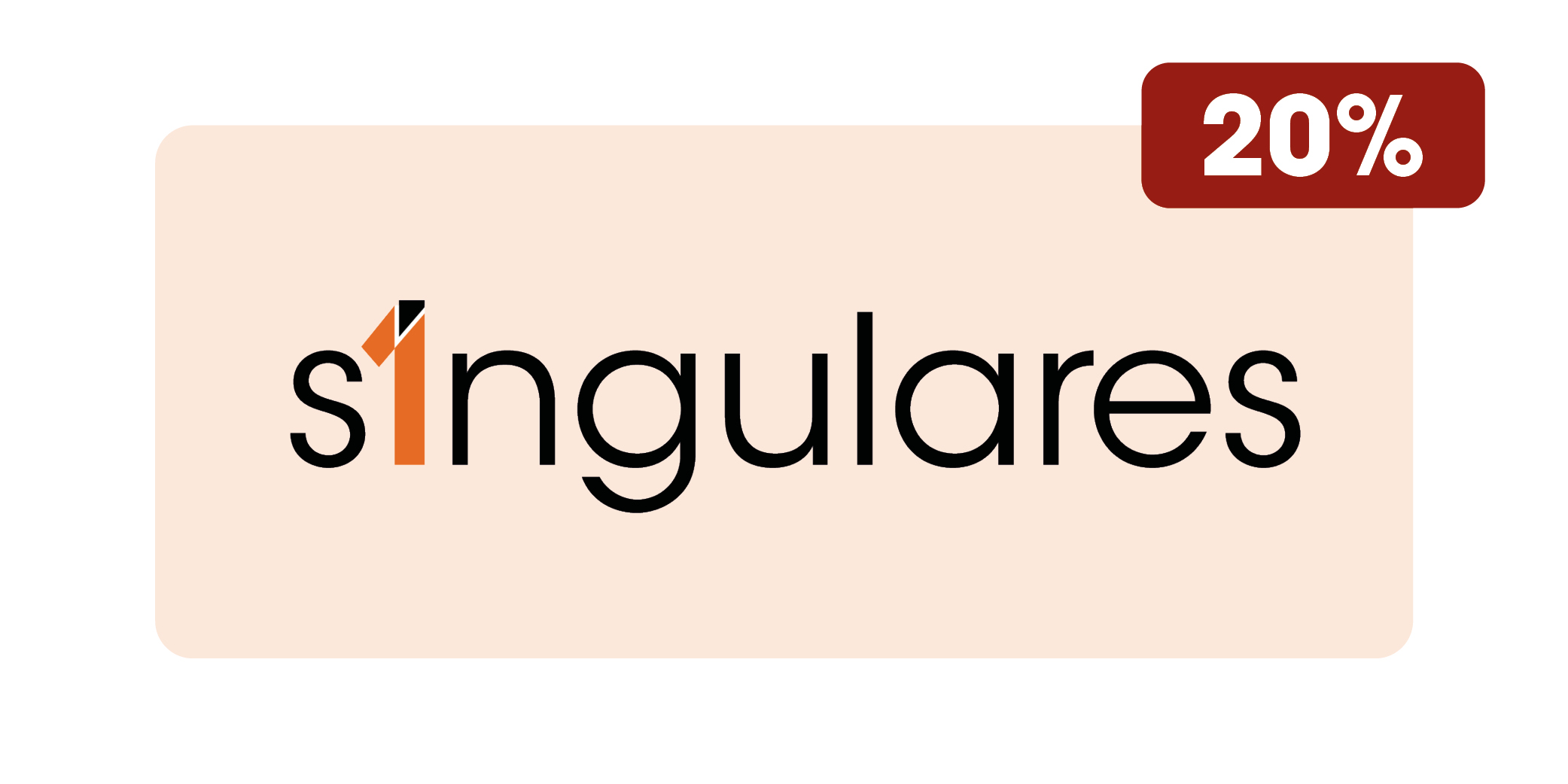 Singulares 20%