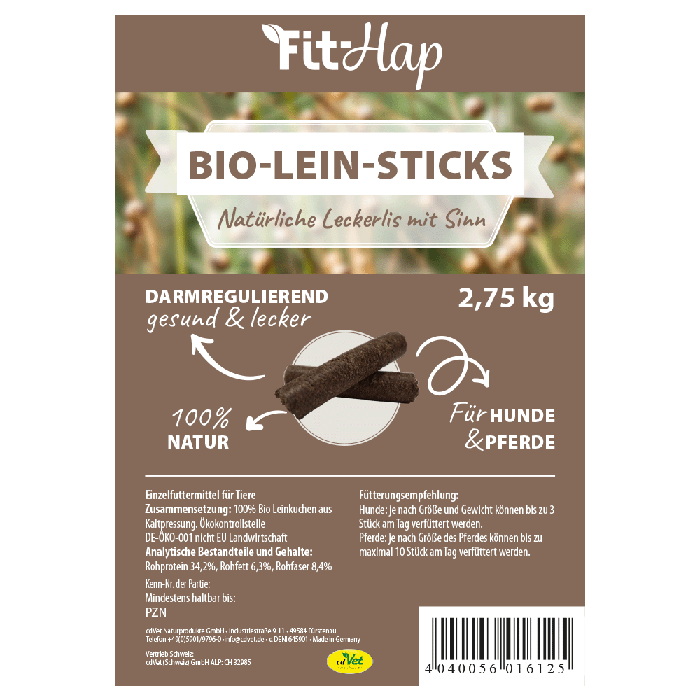 Fit-Hap Bio-Lein-Sticks 2,75 kg