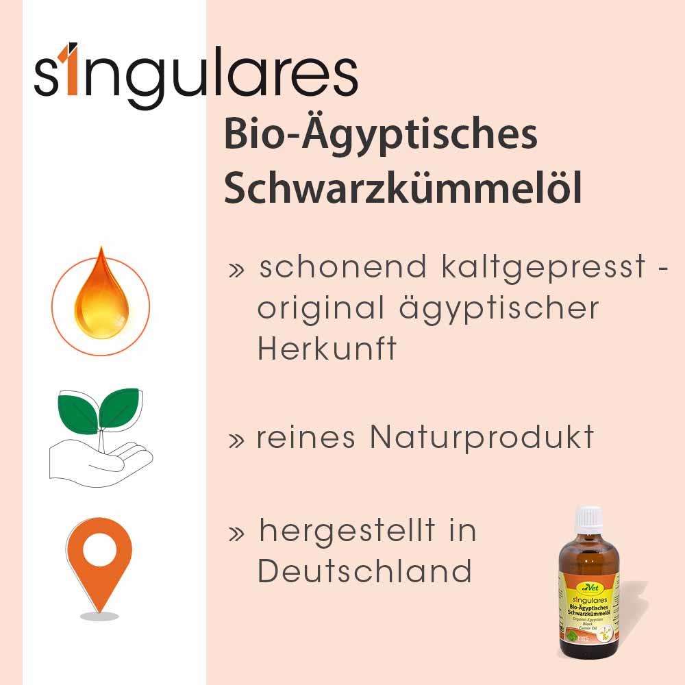 Singulares Ägyptisches Bio-Schwarzkümmelöl 50 ml