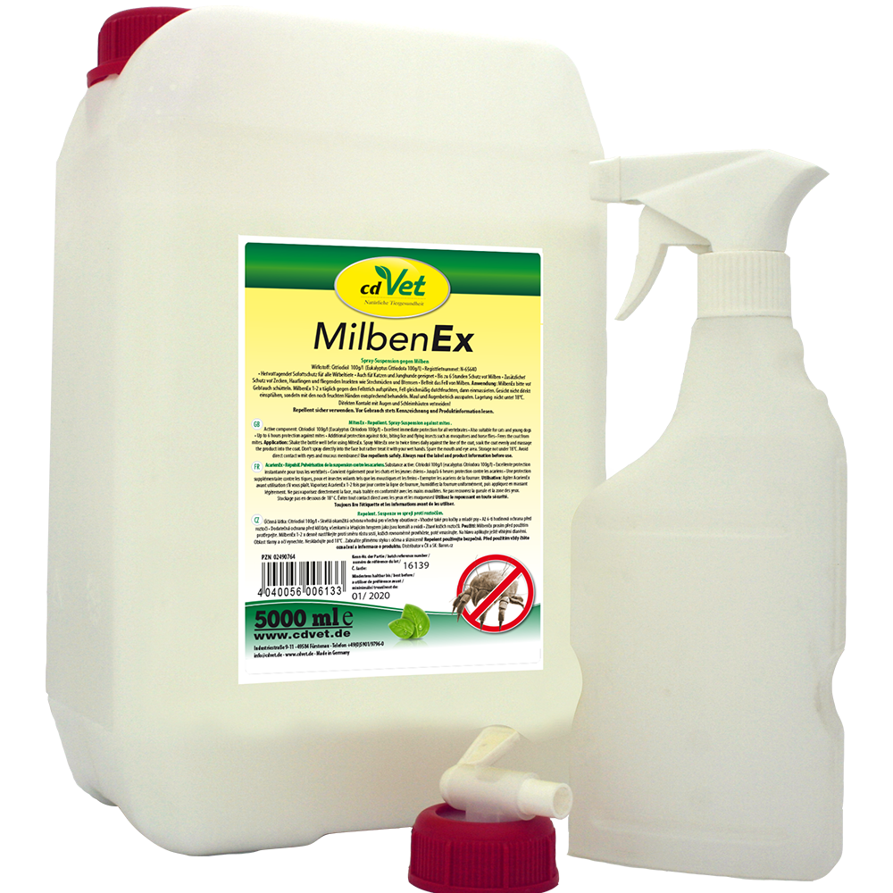 MilbenEx (Kanister + Hahn & Flasche) 5 L