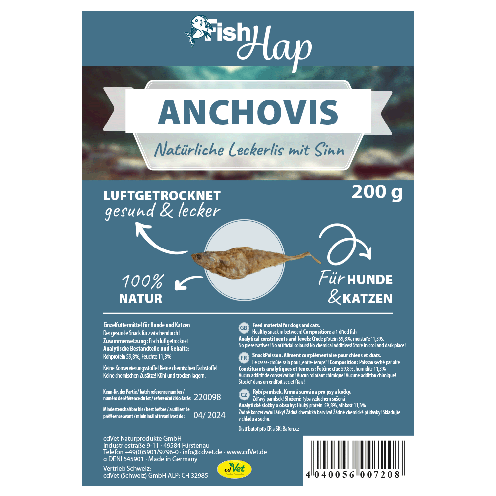 Fit-Hap FishHap Anchovis 200 g