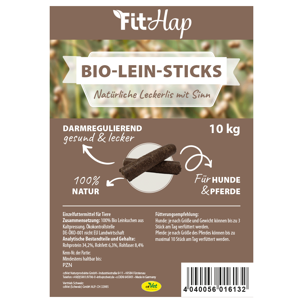 Fit-Hap Bio-Lein-Sticks 10 kg