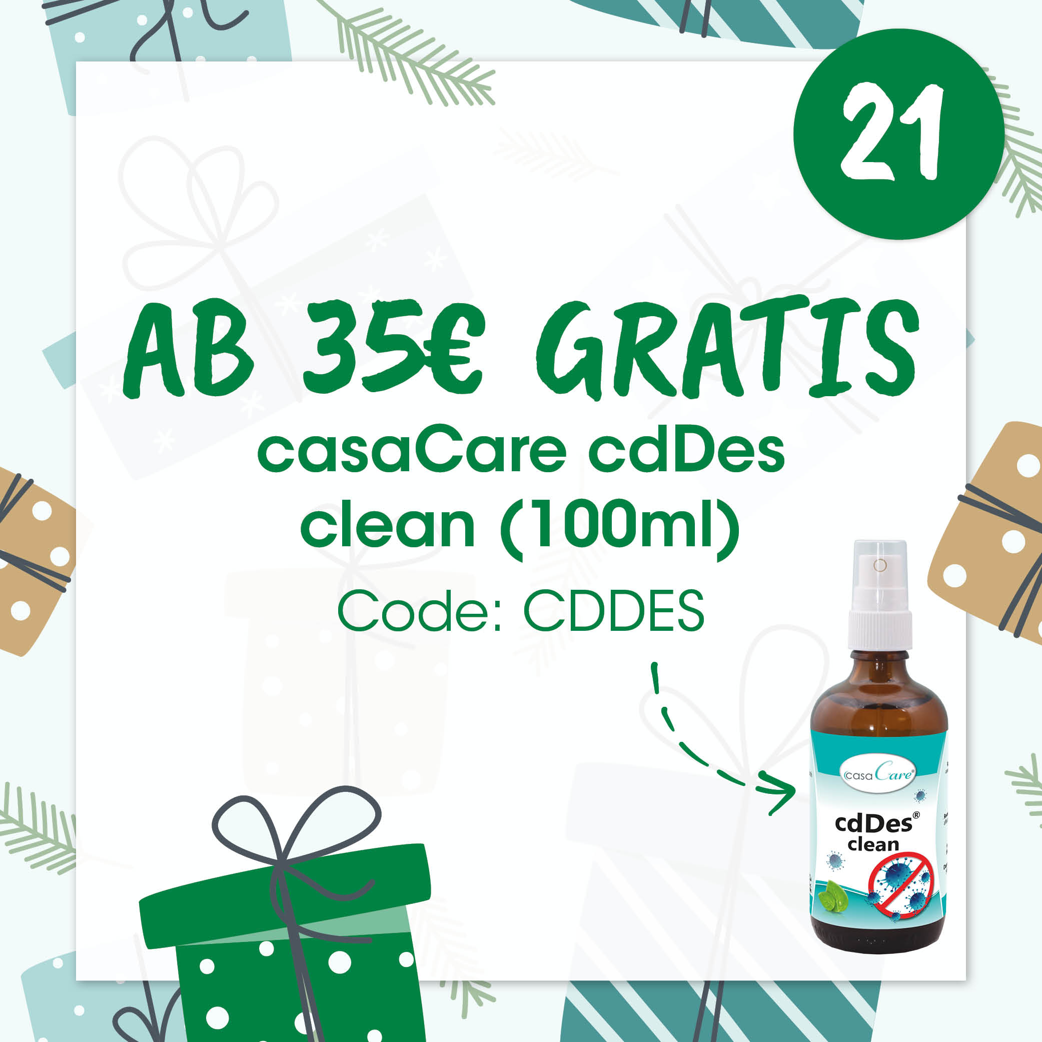 21.Dezember - Gratis casaCare cdDes clean