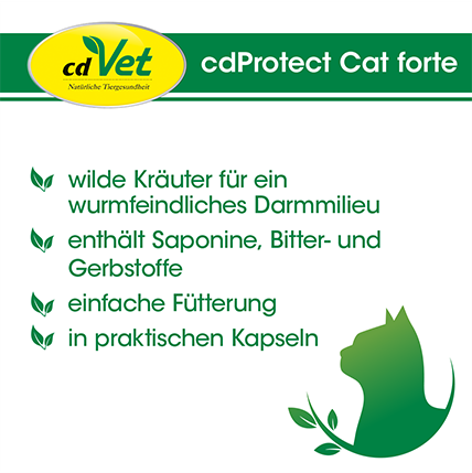 cdProtect Cat forte 12 Kapseln -Sorbe-