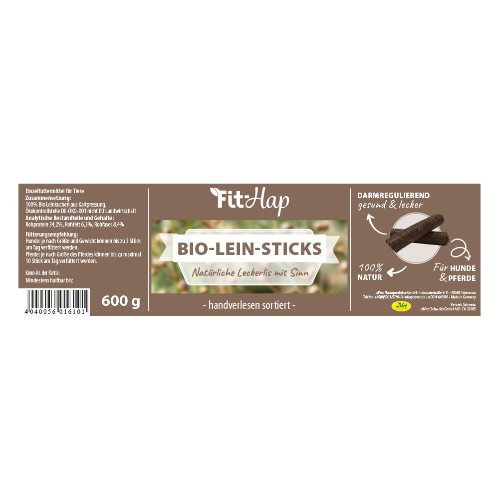 Fit-Hap Bio-Lein-Sticks 600 g
