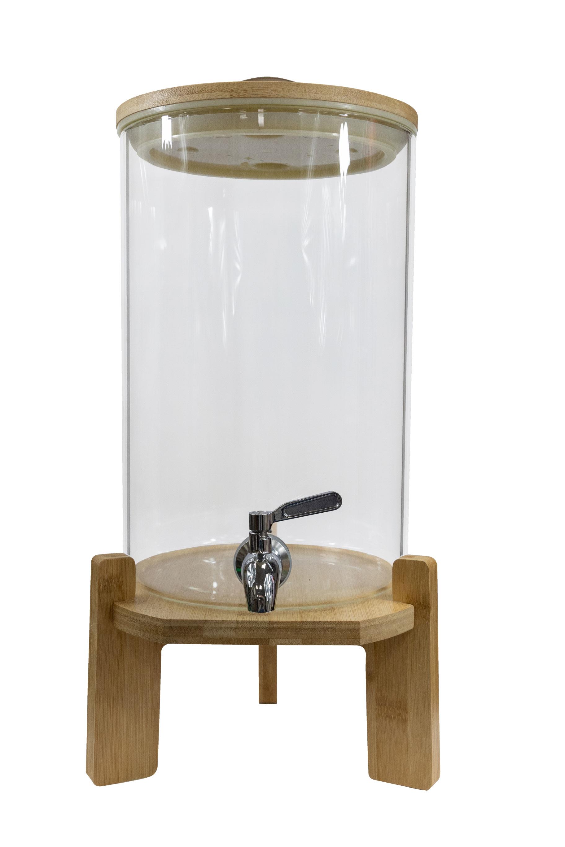 Glas mit Wasserhahn 5l, transparent -Sorbe-